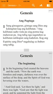 Hiligaynon Bible screenshot 1