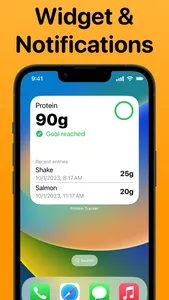 Protein Tracker. screenshot 1