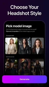 Profile Business Headshot AI screenshot 2