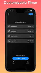 Boxing Timer - Round App screenshot 2