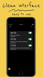 mobile clock-reAlarm screenshot 4