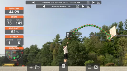 Basketball ShotBot screenshot 0