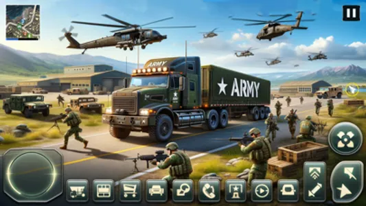 Military Vehicle Transport Sim screenshot 0