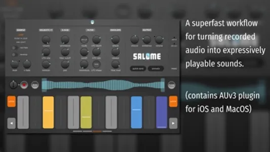 Salome - MPE Audio Sampler screenshot 0