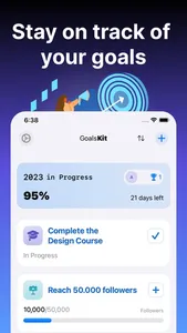 Goal Tracker - GoalsKit screenshot 0