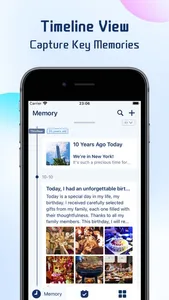 Memo - Timeline · Anniversary screenshot 1