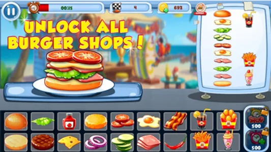 Burger Shop: Fast Food Games screenshot 2
