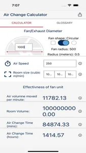 Air Flow Calculator screenshot 1