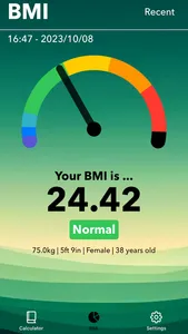 Smart BMI & Health Calculator screenshot 0