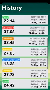 Smart BMI & Health Calculator screenshot 2