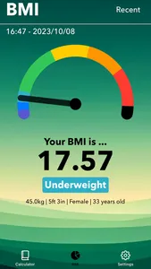 Smart BMI & Health Calculator screenshot 3