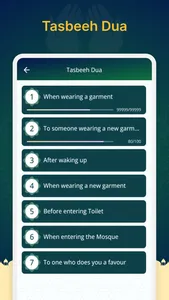 Masnoon Dua & Tasbeeh Counter screenshot 4