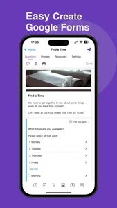 Forms for Google Drive screenshot 0