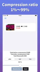 Images Compressor - Simple screenshot 1
