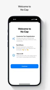 No Cap: Text Editor screenshot 0