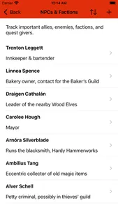 Dnd Character Journal screenshot 3