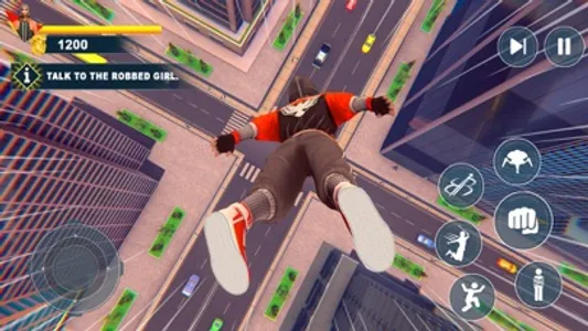 Rope Superhero Fighter Rescue screenshot 0