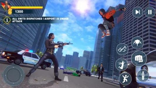 Rope Superhero Fighter Rescue screenshot 2