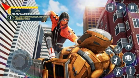 Rope Superhero Fighter Rescue screenshot 5