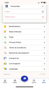box food online delivery app screenshot 1