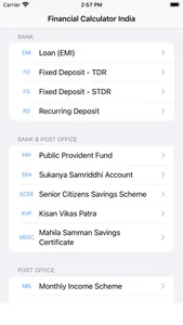 Financial Calculator India App screenshot 0
