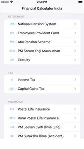 Financial Calculator India App screenshot 2