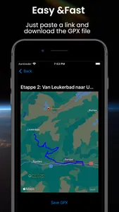 Komoot to GPX screenshot 1