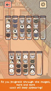 Cat Sort Puzzle - Sort Game screenshot 1