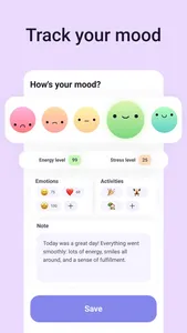 Moodi: mental health tracker screenshot 1