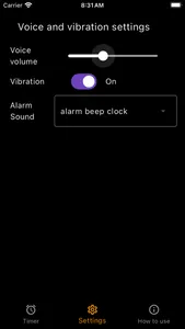 Talking alarm with Text speech screenshot 1