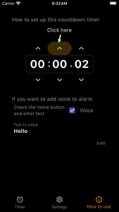 Talking alarm with Text speech screenshot 3