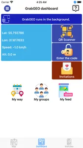 GrabGEO: GPS tracker screenshot 1