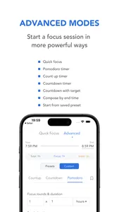 Pointron - Focus time tracker screenshot 1