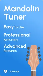 Mandolin Tuner - LikeTones screenshot 0