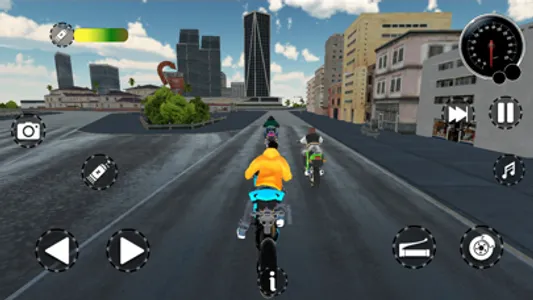 Highway Bike Rider Racing Game screenshot 0