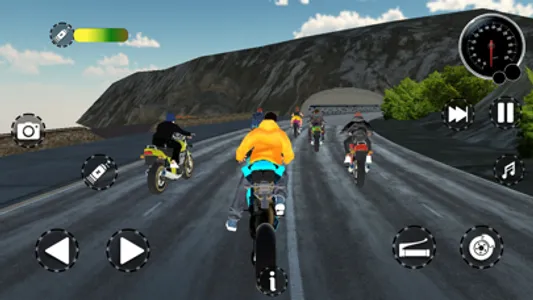 Highway Bike Rider Racing Game screenshot 3