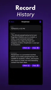 Paraphrase+ screenshot 2