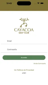Cayacoa Golf App screenshot 0