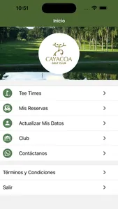 Cayacoa Golf App screenshot 1