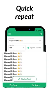 Text Repeater: Repeat Text App screenshot 3