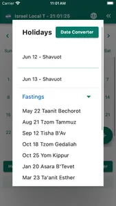 Jewish Calendar & Converter screenshot 7
