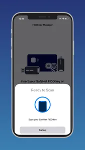 SafeNet FIDO Key Manager screenshot 2
