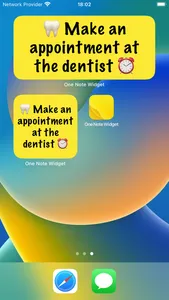 One Note Widget screenshot 0