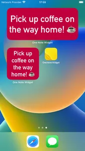 One Note Widget screenshot 2