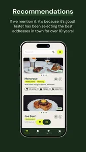 Tastet+ The Restaurants Guide screenshot 1