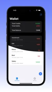 CashBook: Cash management screenshot 1