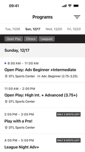 Down the Line Sports Center screenshot 2