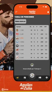 Aguilas App screenshot 2