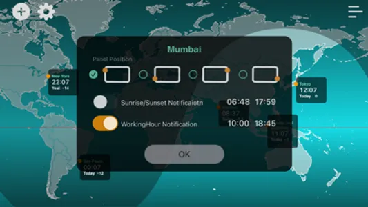 World Time Clock-Weather & Map screenshot 3