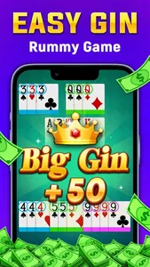 Rummy Cash - Gin Rummy! screenshot 2